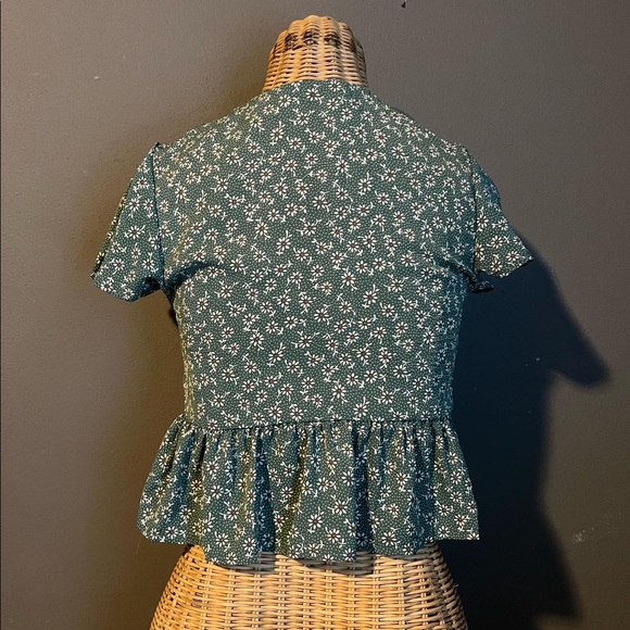 green floral tie shirt - Picture 5 of 8